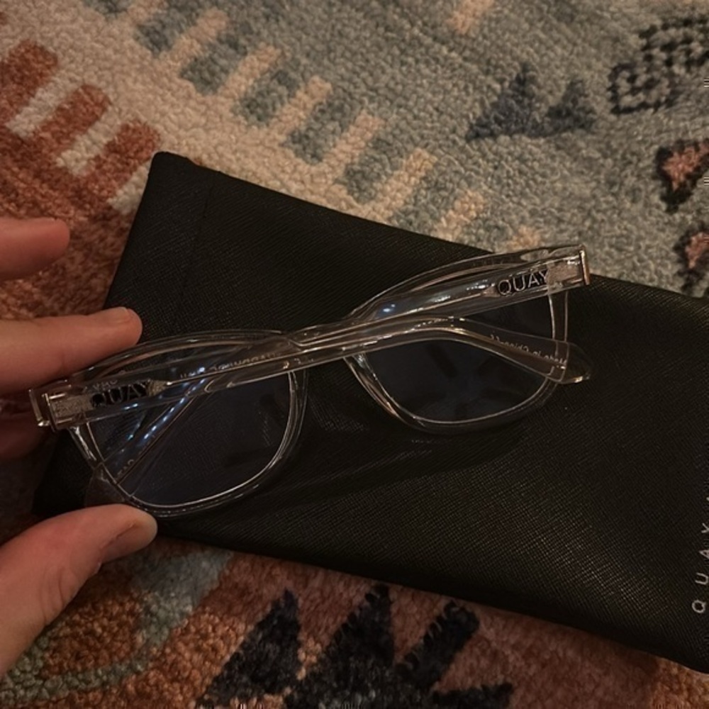 Quay Australia Blue Light Clear Lenses Hardwire Mini View 3